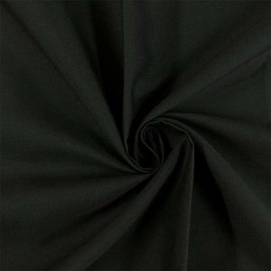 100% cotton fabric black